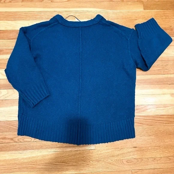 Free People Brookside Sweater Tunic in Blue